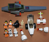 CUSTOM LEGO STAR WARS SETS (EPISODES 4/5/6) 7 NOW RARE RETIRED MINIFIGURES: DARTH VADER SW004, BIGGS DARKLIGHTER SW009, DARK RALTER SW012, 2 SCOUT TROOPERS SW005, SPY DROID ETC... SUPERSONIC JET, AMPHIBIAN CAR, ROAD BLOCKS, ACCESSORIES (140 PCS) KIT 45