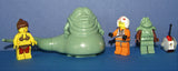 5 NOW RARE RETIRED LEGO MINIFIGURES FROM STAR WARS (EPISODES 4/5/6): JABBA THE HUT SW071, LUKE SKYWALKER SW019A, PRINCESS LEIA SW070, GUARD SW075 AND SPY DROID (22 PCS) KIT: ITEM 16