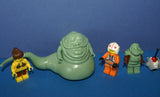 5 NOW RARE RETIRED LEGO MINIFIGURES FROM STAR WARS (EPISODES 4/5/6): JABBA THE HUT SW071, LUKE SKYWALKER SW019A, PRINCESS LEIA SW070, GUARD SW075 AND SPY DROID (22 PCS) KIT: ITEM 16