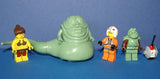 5 NOW RARE RETIRED LEGO MINIFIGURES FROM STAR WARS (EPISODES 4/5/6): JABBA THE HUT SW071, LUKE SKYWALKER SW019A, PRINCESS LEIA SW070, GUARD SW075 AND SPY DROID (22 PCS) KIT: ITEM 16