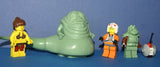 5 NOW RARE RETIRED LEGO MINIFIGURES FROM STAR WARS (EPISODES 4/5/6): JABBA THE HUT SW071, LUKE SKYWALKER SW019A, PRINCESS LEIA SW070, GUARD SW075 AND SPY DROID (22 PCS) KIT: ITEM 16