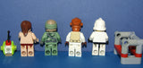 LEGO STAR WARS 4 NOW RARE RETIRED MINIFIGURES (EPISODE 4/5/6): PRINCESS LEIA SW085, SCOUT TROOPER, ADMIRAL ACKBAR SW287, REBEL SW240, SPY DROID, THRONE BENCH ETC... (33 PCS). KIT: ITEM 22