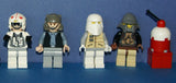 4, NOW RARE, RETIRED LEGO STAR WARS MINIFIGURES COLLECTIBLES (EPISODES 4/5/6): LANDO CABRISSIAN, TEN NUMB, TROOPER, REBEL + 1 REVOLVING RECEPTION TOWER & SUPERSONIC AMPHIBIAN SPEED JET PLANE (KIT ITEM SET 23) NOT PLAYED WITH, 54 PCS