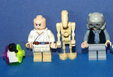 LEGO NOW RARE RETIRED STAR WARS (EPISODES 4/5/6): LUKE SKYWALKER, TROOPER, HOTH REBEL, IMPERIAL OFFICER, SPY DROID & BATTLE DROID & WEAPON (KIT ITEM 27) 32 PIECES