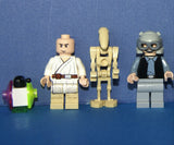 LEGO NOW RARE RETIRED STAR WARS (EPISODES 4/5/6): LUKE SKYWALKER, TROOPER, HOTH REBEL, IMPERIAL OFFICER, SPY DROID & BATTLE DROID & WEAPON (KIT ITEM 27) 32 PIECES