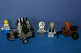 4, NOW RARE, RETIRED LEGO MINIFIGURES COLLECTIBLES FROM STAR WARS (EPISODES 4/5/6): 2 AT-AT DRIVERS, TROOPER, WICKET, EWOK PLUS TOOL & GUN CART & TRAVEL CART AND MORE (55PCS). SET 29, NOT PLAYED WITH