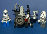 4, NOW RARE, RETIRED LEGO MINIFIGURES COLLECTIBLES FROM STAR WARS (EPISODES 4/5/6): 2 AT-AT DRIVERS, TROOPER, WICKET, EWOK PLUS TOOL & GUN CART & TRAVEL CART AND MORE (55PCS). SET 29, NOT PLAYED WITH