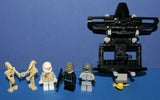 5 NOW RARE RETIRED LEGO MINIFIGURES FROM STAR WARS (EPISODES 1 & 4/5/6): IMPERIAL PILOT SW294, REBEL SW252, 2 BATTLE  DROIDS SW001c, AT-AT PILOT SW093 (76 PCS) KIT SET ITEM 34