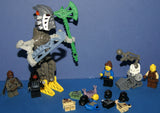 4 + 2 CUSTOM MFS, NOW RARE RETIRED LEGO MINIFIGURES FROM STAR WARS (EPISODE 1): 2 DIFFERENT ROBOT DROIDS, DARTH MAUL SW003, PADME NABERRIE SW025, GEONOSIAN SW078, SECURITY OFFICER SW022 (ITEM 37) 52 PIECES