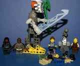 4 + 2 CUSTOM MFS, NOW RARE RETIRED LEGO MINIFIGURES FROM STAR WARS (EPISODE 1): 2 DIFFERENT ROBOT DROIDS, DARTH MAUL SW003, PADME NABERRIE SW025, GEONOSIAN SW078, SECURITY OFFICER SW022 (ITEM 37) 52 PIECES