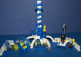 LEGO, 7 NOW RARE AND RETIRED POWER MINERS & SPACE FACTORY MINIFIGURES: DUKE PM018, PM006, PM011 & MECHANIC RAC041 + DRIVER RAC031 ETC... + 5 CUSTOM BUILDS: TOWER, CART, PICNIC CORNER, FENCES 157 PCS. (KIT ITEM SET 55)