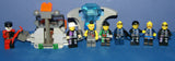 8 LEGO ALPHA TEAM NOW RARE RETIRED MINIFIGURES: CRUNCH WITH DYNAMITE TORSO, CHARGE, CAM GIRL, RADIA, OGEL MINION COMMANDER WITH SKELETON FACE, ETC... PLUS 2 BUILDS:  THRONE, ARMORED VEHICLE (111 PCS) ITEM 58