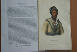 1865 Original Hand colored lithograph of  TOOAN-TUH, A CHEROKEE CHIEF from the Royal octavo edition of McKenney & Hall’s History of the Indian Tribes of North America (TOOANTUH)