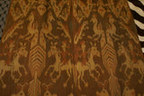 Antique 80 Years Old Handspun Hand woven Sumba Hinggi Warp Ikat Textile unique large Intricate Motifs (98" x 41.5") Colors Naturally Dyes (110A15) Indonesia Collector tapestry Art Bride Price
