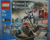 LEGO KNIGHTS KINGDOM II: 8779 CASTLE GRAND TOURNAMENT YEAR 2004 WITH MINIFIGURES, ACCESSORIES  & INSTRUCTION MANUAL - NO BOX: WAS A STORE DISPLAY. BUILDS IN GREAT CONDITION. MORE THAN 312 PCS