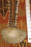 Bilas Melomelo Tribal Baler Cymbium Shell & Currency belt, Called Gam by the Primitive Mendi Tribe’s “Big Men” that wear them as Imposing Pectoral Adornments, also Currency, Bride Price, Collected in late 1900’s, Southern Highlands, Papua New Guinea BAL9