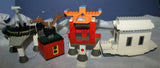 CUSTOM LEGO SET, ARTIC BLAST: 835 PCS, 28 NOW RARE RETIRED MINIFIGURES (1982-2010), SKI PATROL, SKIERS, SNOWBOARDERS, POLAR BEAR, IGLOO, CABLE CARS, OBSERVATION TOWER, 8 VEHICLES, SOME SNOW MOBILES, SNACK BAR, CELL TOWERS, OCTON STATION ETC... (KIT 17)