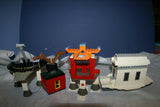 CUSTOM LEGO SET, ARTIC BLAST: 835 PCS, 28 NOW RARE RETIRED MINIFIGURES (1982-2010), SKI PATROL, SKIERS, SNOWBOARDERS, POLAR BEAR, IGLOO, CABLE CARS, OBSERVATION TOWER, 8 VEHICLES, SOME SNOW MOBILES, SNACK BAR, CELL TOWERS, OCTON STATION ETC... (KIT 17)