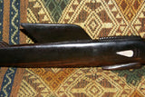 Rare South Pacific Art hand carved Ebony Big Game Fish Tarpon Mother Pearl 1A41.